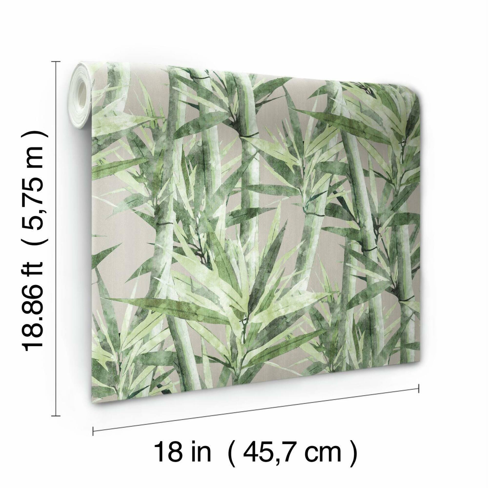 RoomMates Lucky Bamboo Peel & Stick Wallpaper